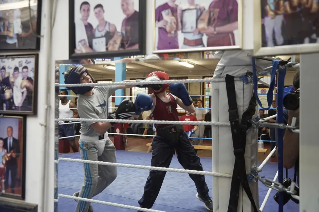 West Ham Amateur Boxing Club — documentary and portrait photograph in London, UK, frame 16 of 28.
